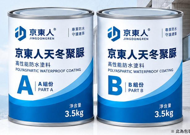 京東人天冬聚脲 A、B 雙組份材料