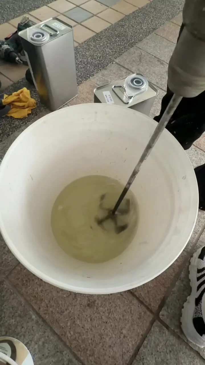 天冬聚脲 A B 劑混合